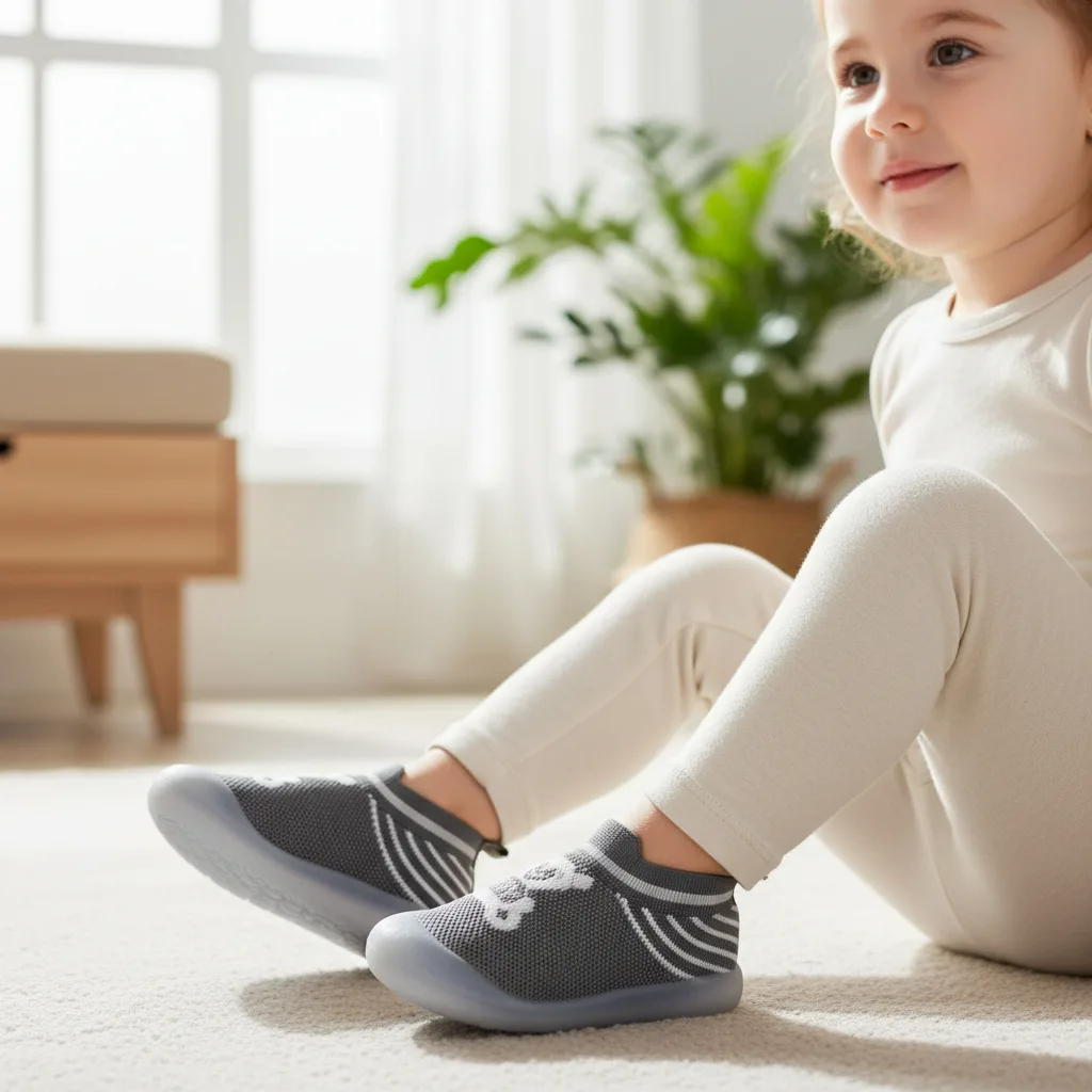 Snug Bear Knit Kids Slip‑Ons 🧸 LAKHANI ART - OGIY 01 - Image 5