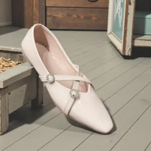 Glam Cross-Strap Ballet Flats 💎 ART - D41-45