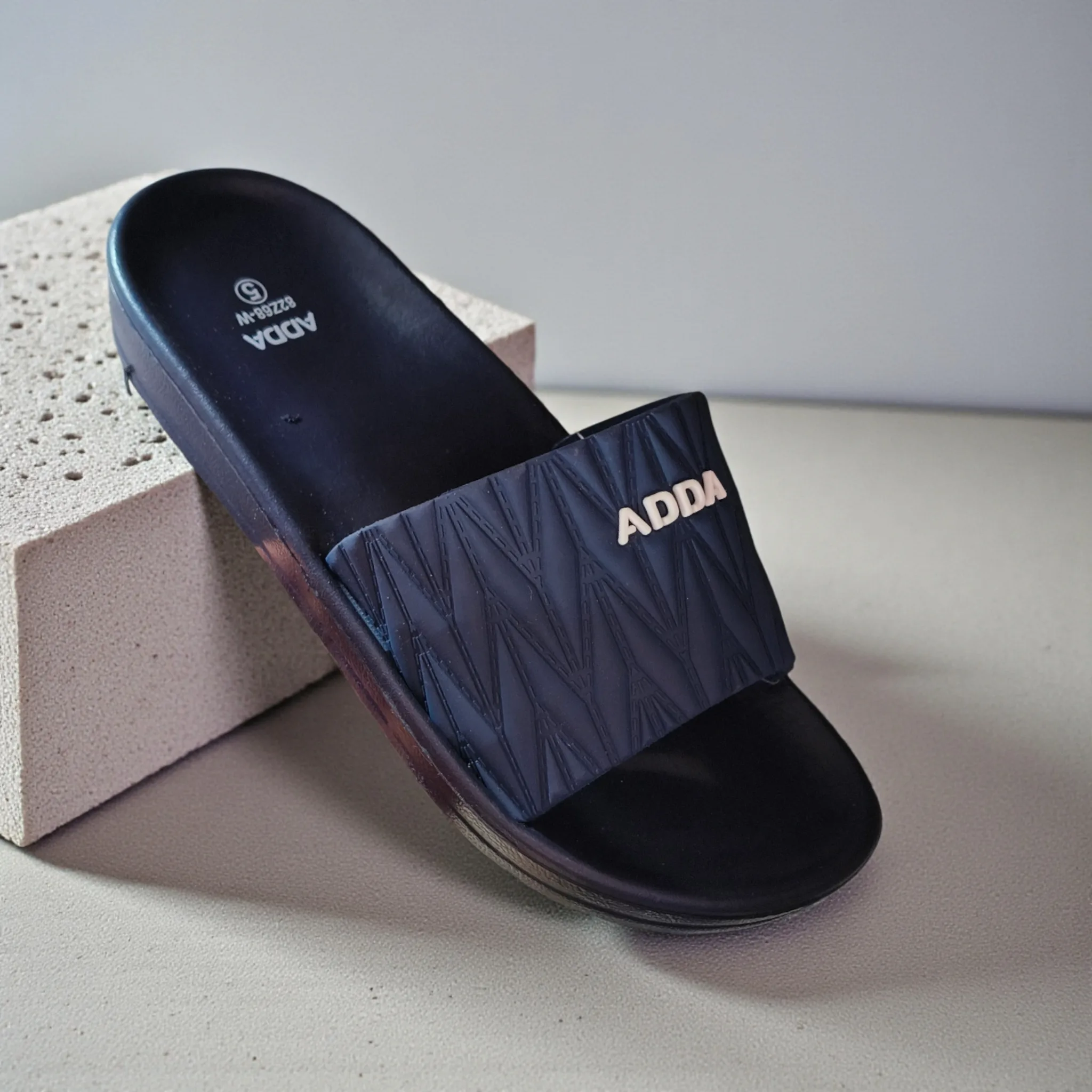 Adda Chevron Slide Sandals ART - WIVES