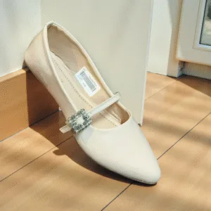 Everly Embellished Mary Jane Flats Belly ✨ ART - D41-41