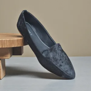 Midnight Velvet Pointed Loafers BELLY 🖤 ART - D41-40
