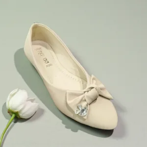 ✨ The "Luxe Lace-Up" Bow Ballerina ART - D41-43