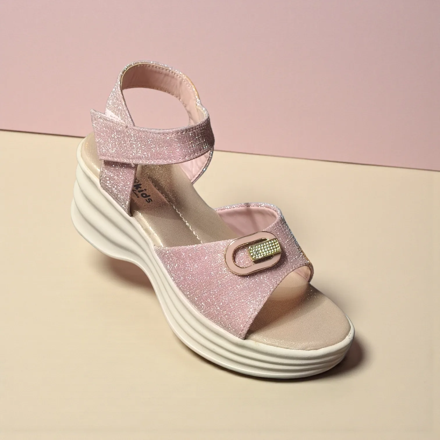 Glitter-Glow Petal Platform Sandals ✨ ART - D43-33