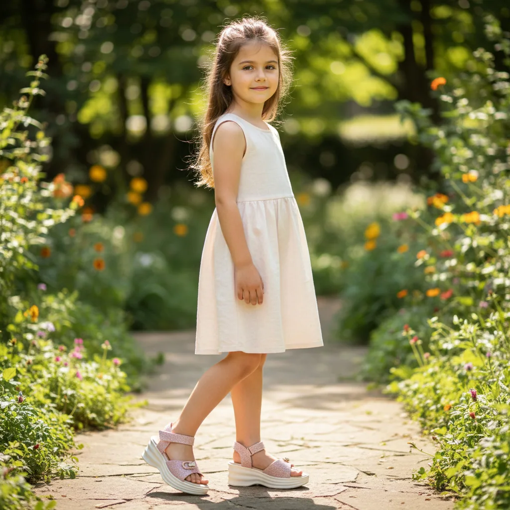 Glitter-Glow Petal Platform Sandals ✨ ART - D43-33 - Image 2