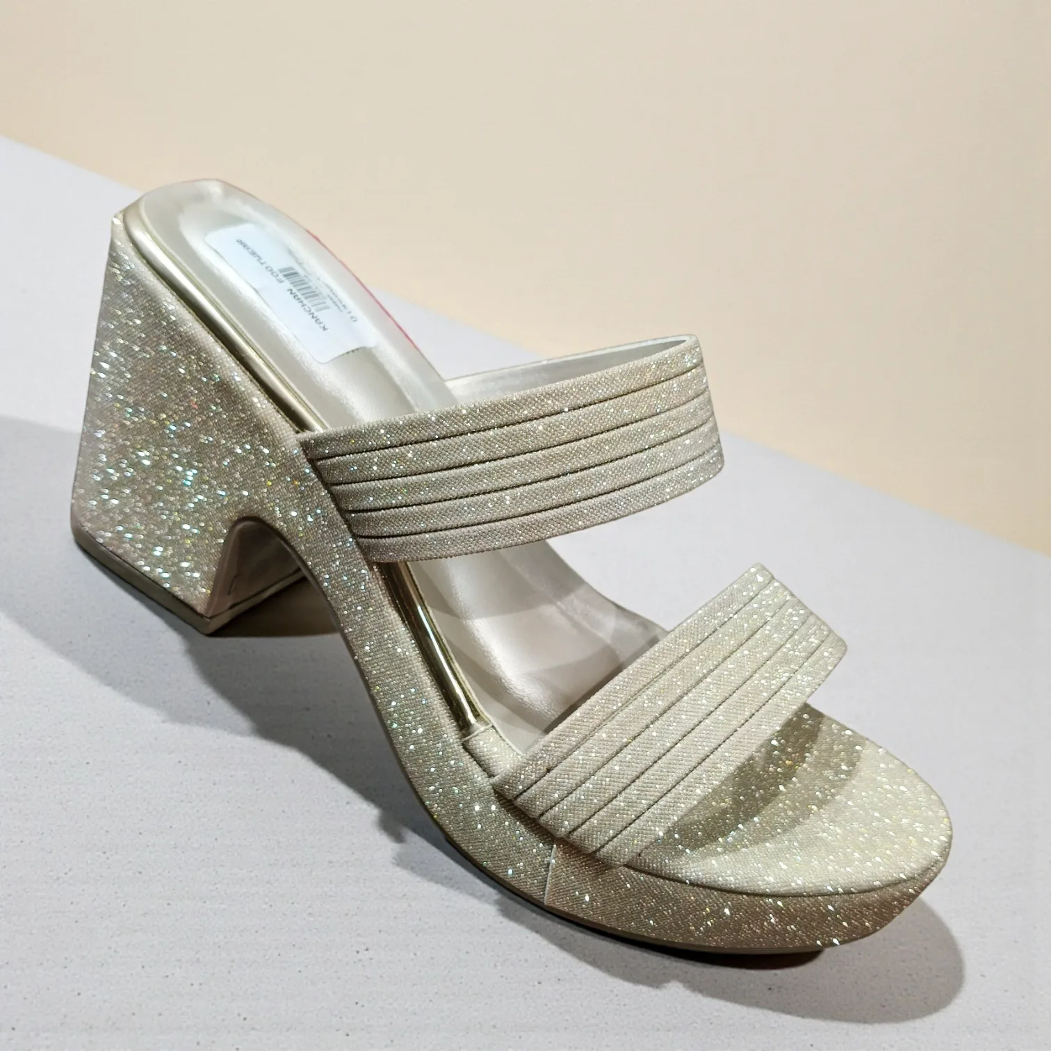 Gilded Radiance Chunky Block Mules ✨ ART