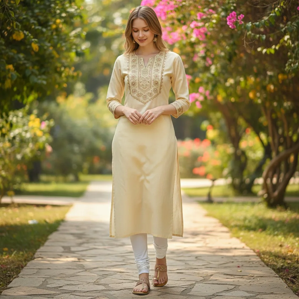 Zari-Encrusted Rose Kolhapuri Flats 👡 ART - D44-41 - Image 2