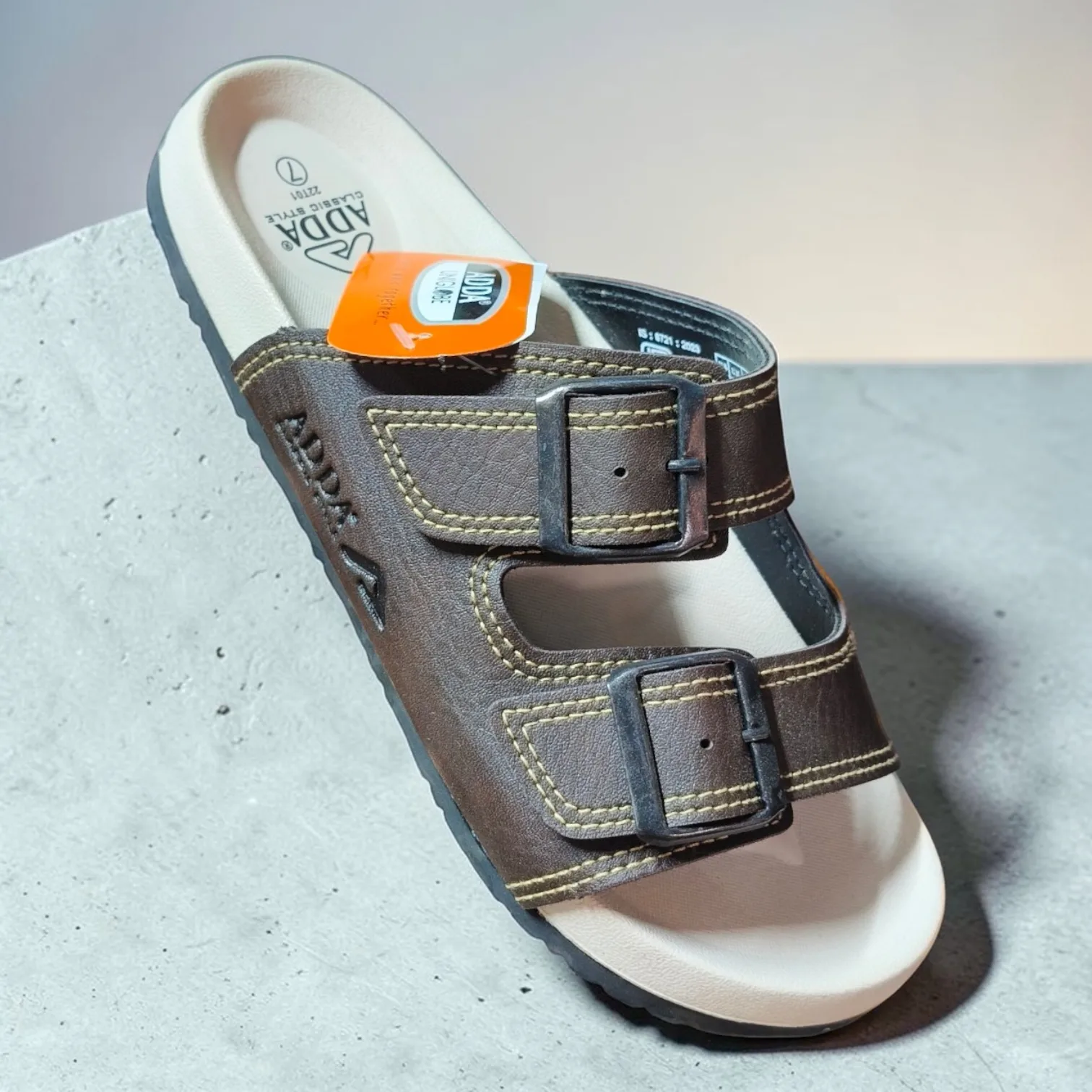 ADDA Men’s Classic Comfort Slides 🩴 ART HONOUR-01