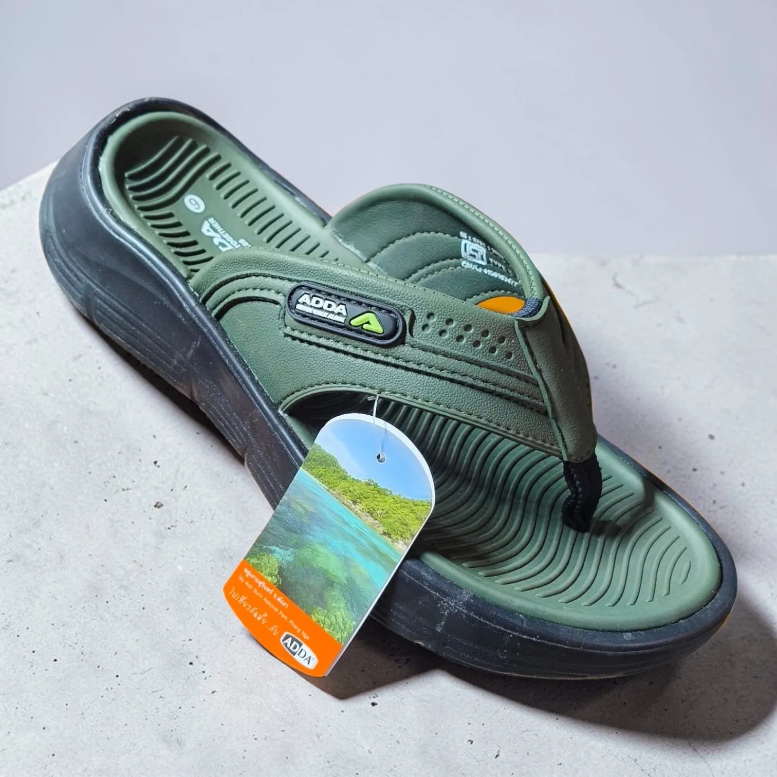 ADDA Uniglobe Comfort Flip-Flops ART - MUSTANG-01 - Image 2