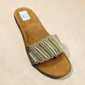 Gilded Pearl Scalloped Slides ✨ ART- D45-53