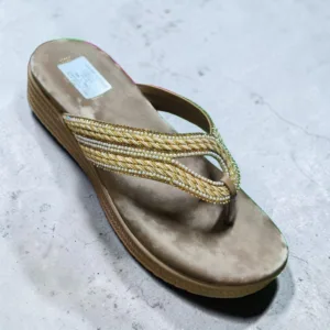 The Royal Gilded Wedge Sandals ✨  ART- D45-20