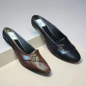 The Elegance Buckle Mule 👡ART- D45-38