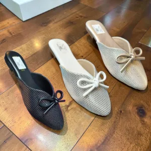 The Serpent-Bow Pointed Mules 🐍✨. ART- D45-41