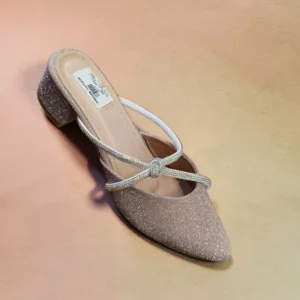 Shimmering Starlet Pointed-Toe Mules ✨ ART - D45-31