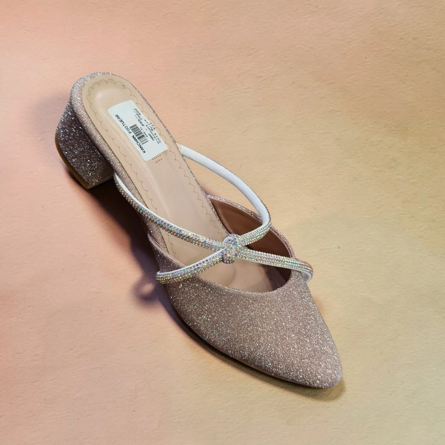 Shimmering Starlet Pointed-Toe Mules ✨ ART - D45-31