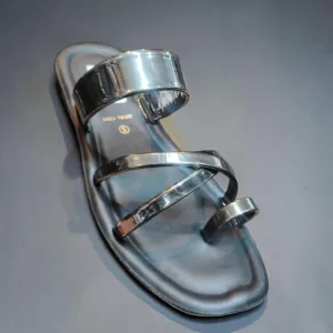 Midnight Gloss Multi-Strap Toe-Ring Sandals ✨