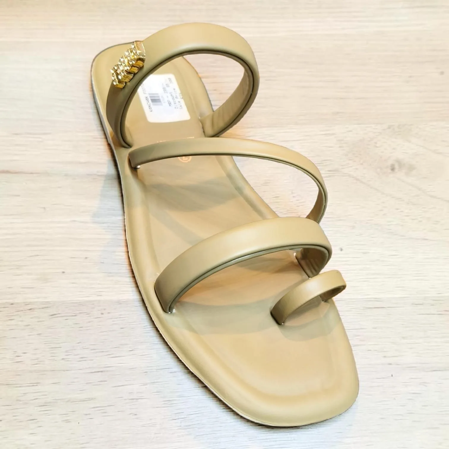 The "Glimmer Loop" Strappy Toe-Ring Flat ✨ ART - 17231 - Image 2