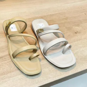 The "Glimmer Loop" Strappy Toe-Ring Flat ✨ ART - 17231