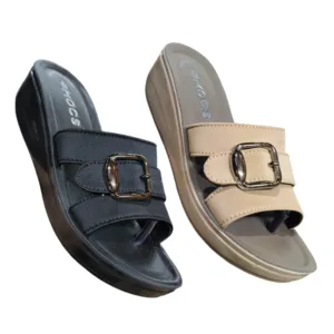 ✨ Comfort Wedge Sandals with Buckle Accent ✨ ART - 9056