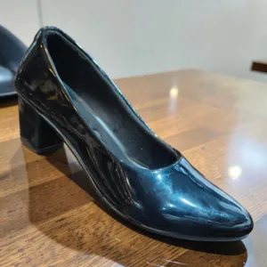 Glossy Patent Block Heel Pumps 👠 ART - D38-21