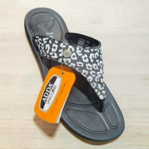 ADDA Uniglobe Leopard Print Flip-Flops 🐆 ART -