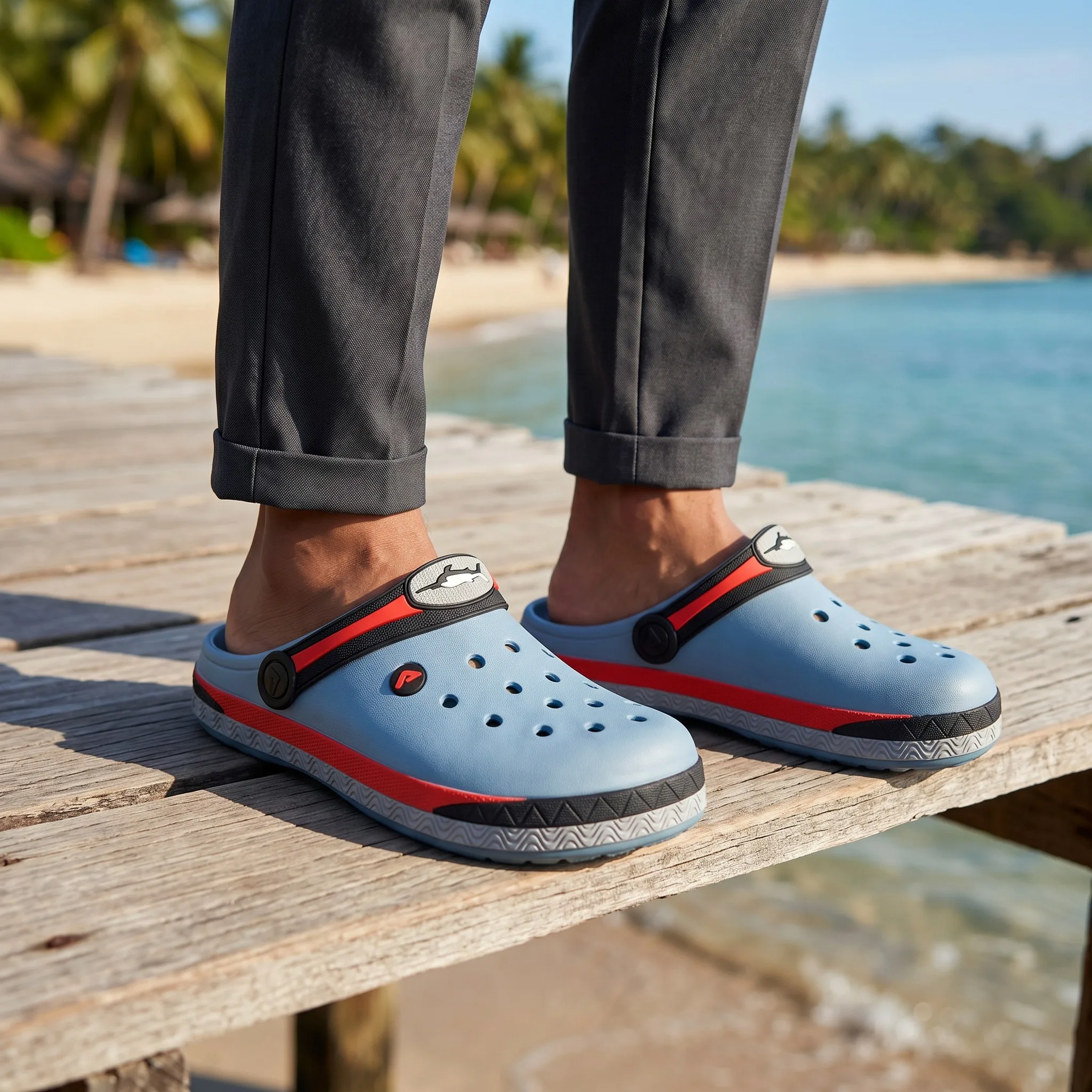 ADDA Uniglobe Shark-Series Clogs 🦈 ART - Navigator 11 - Image 5