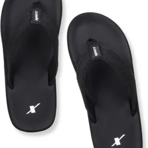 Sparx Men's Black Flip-Flops 🩴 ART - 2115