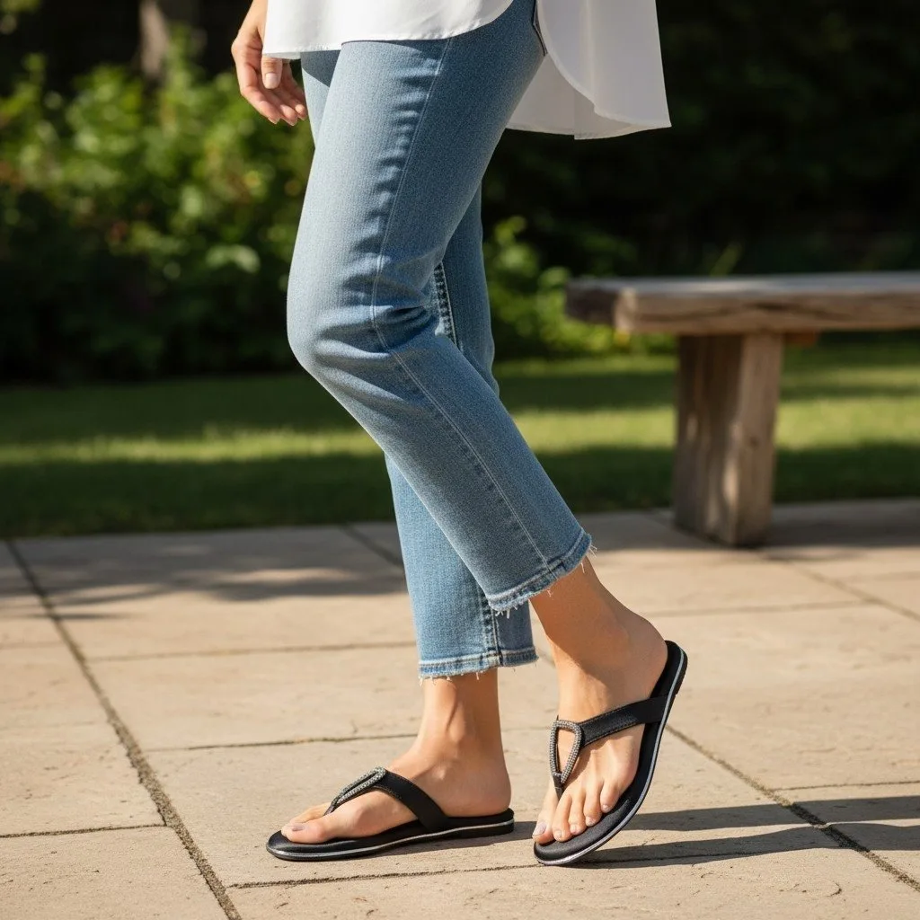 Elegance Embellished Thong Sandals ✨ART - D48-36 - Image 5
