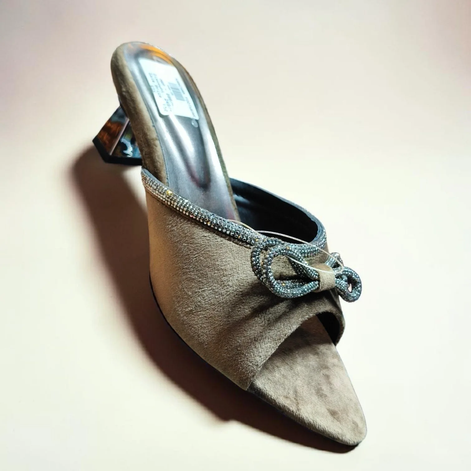 Glitz & Glam Pointed-Toe Heeled Mules ART - D48-29 - Image 2