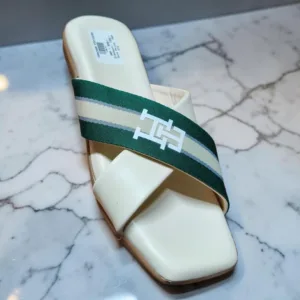 Tommy Hilfiger Inspired Cross-Strap Slides 👡ART - D48-41