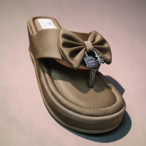 Chic Bow-Accent Platform Thong Sandals ✨ ART - D48-18