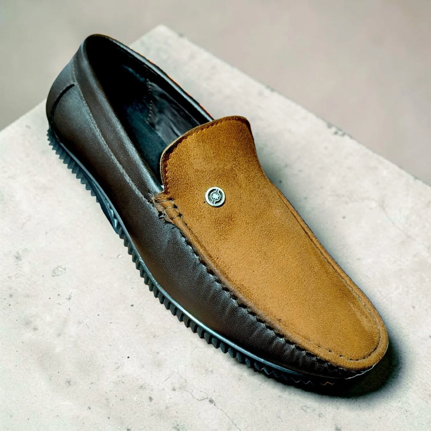 🏷️ Premium Men's Dual-Texture Smart Loafers ART - D42-58 - Image 3