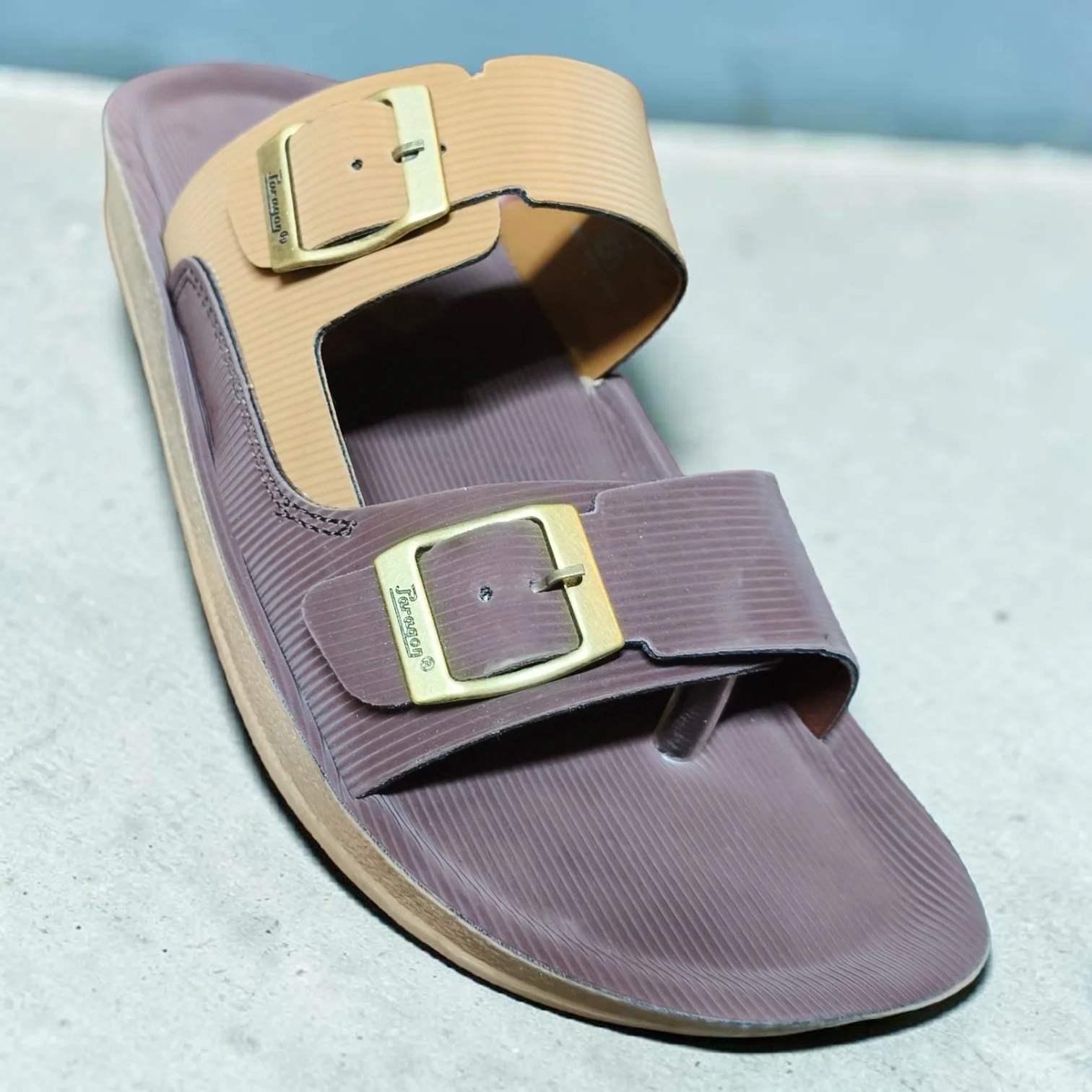 🩴 Paragon Men's Two-Tone Dual-Strap Casual Sandals ART - 60040
