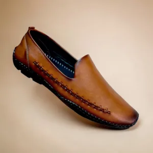 The Riviera Tan Leather Loafer ART - D44-58