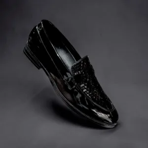 The Onyx Viper Patent Loafer ART - D44-72