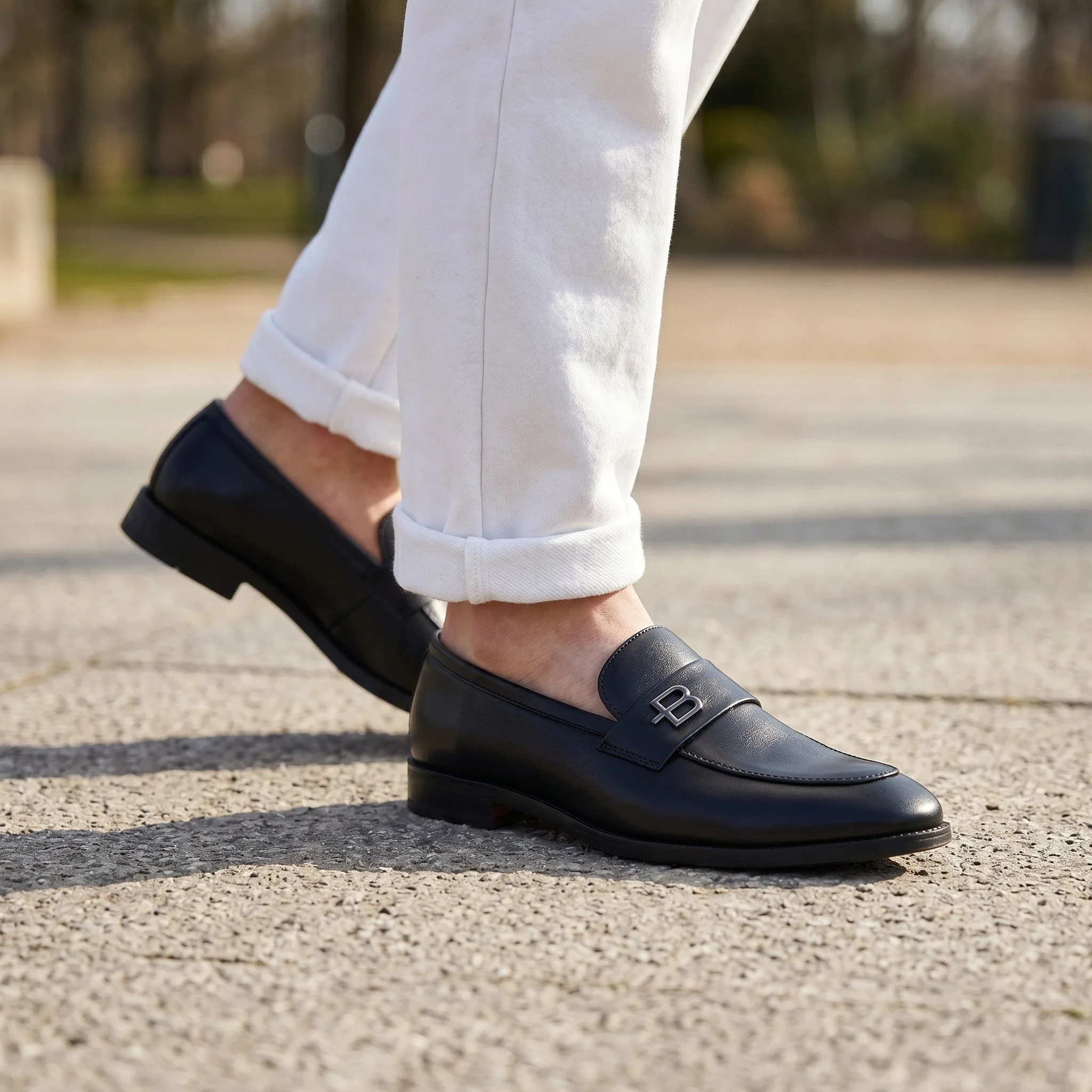 The Vanguard Monogram Leather Loafer ART - d42-05 - Image 2