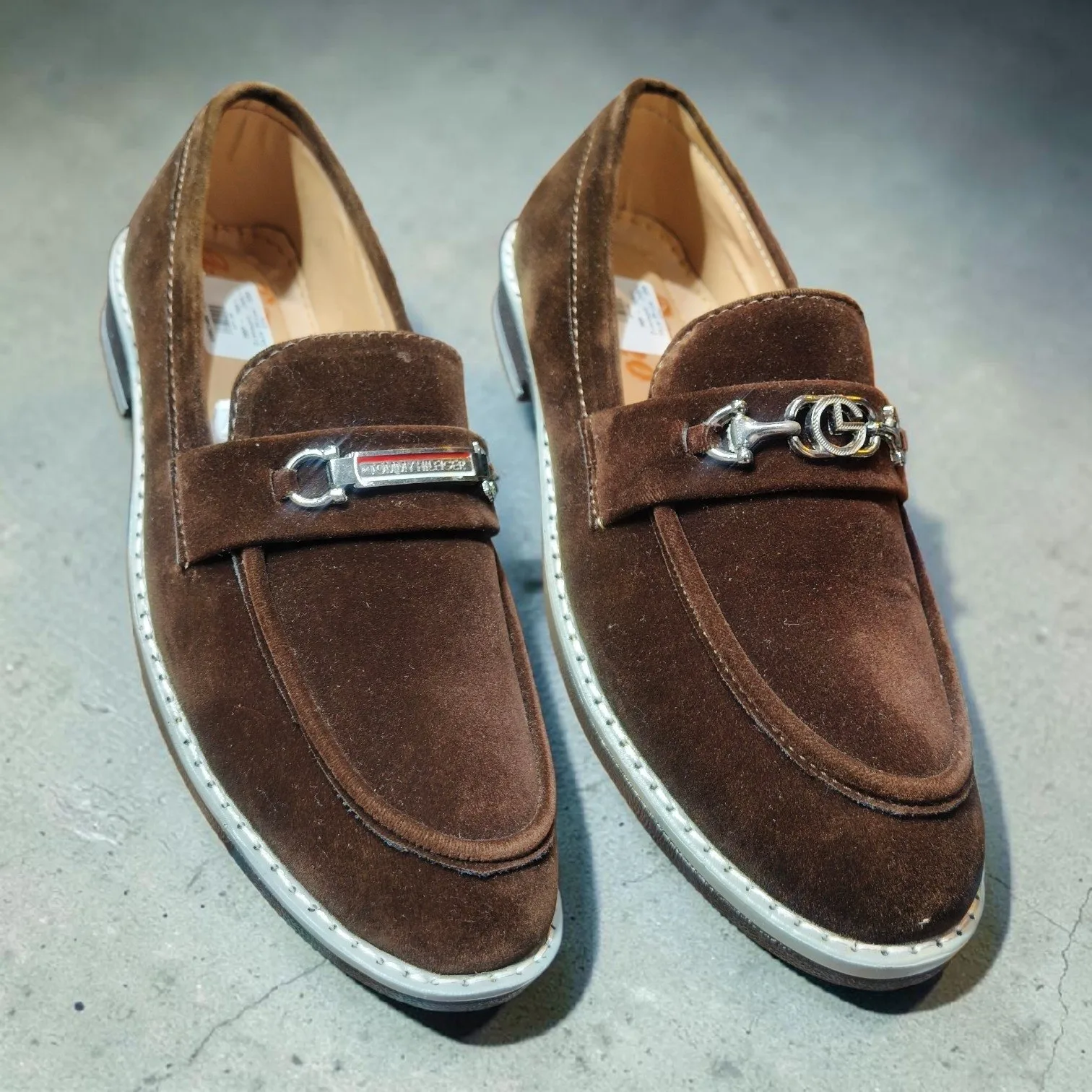Luxury Brown Velvet Bit Loafers ✨ ART - D47-05