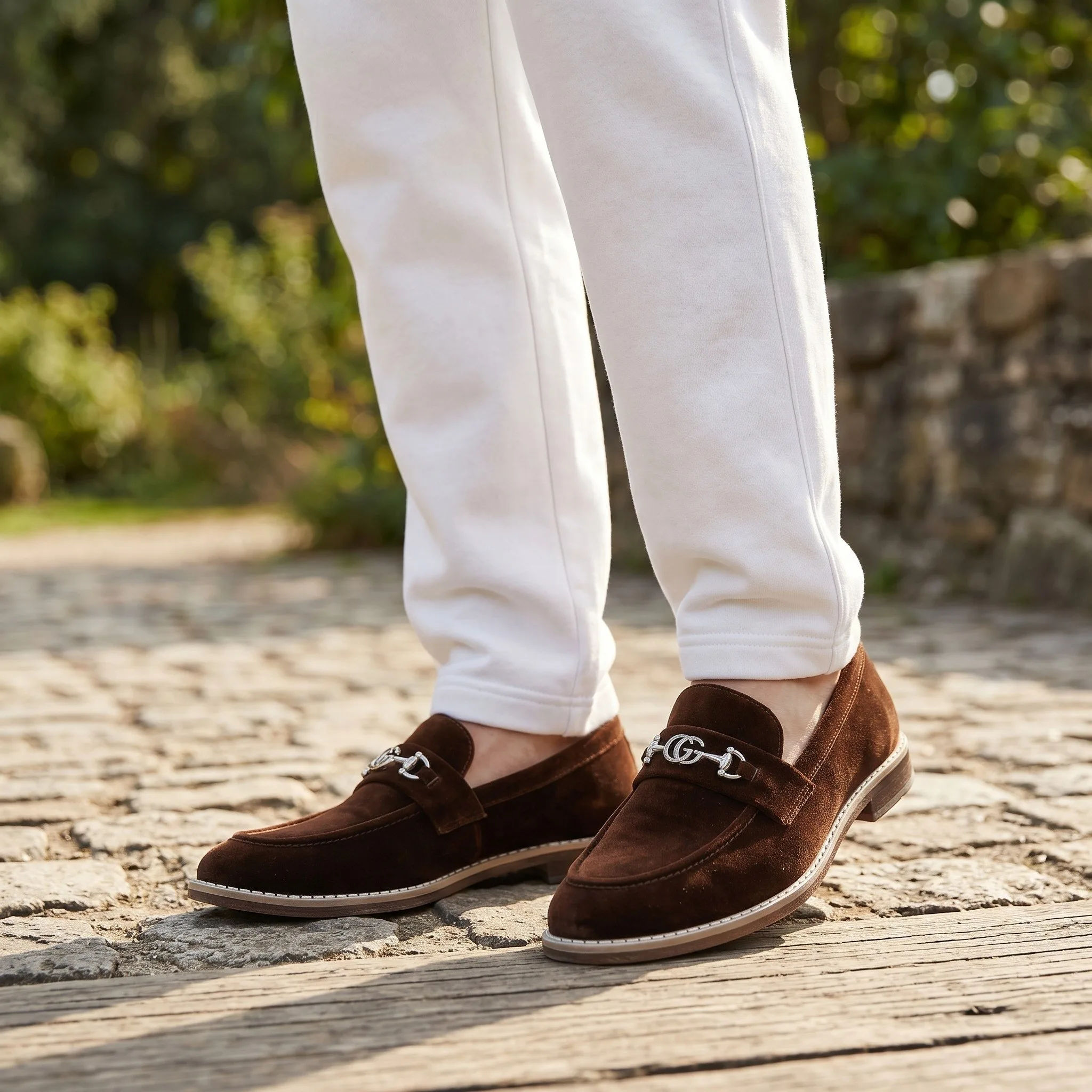 Luxury Brown Velvet Bit Loafers ✨ ART - D47-05 - Image 3
