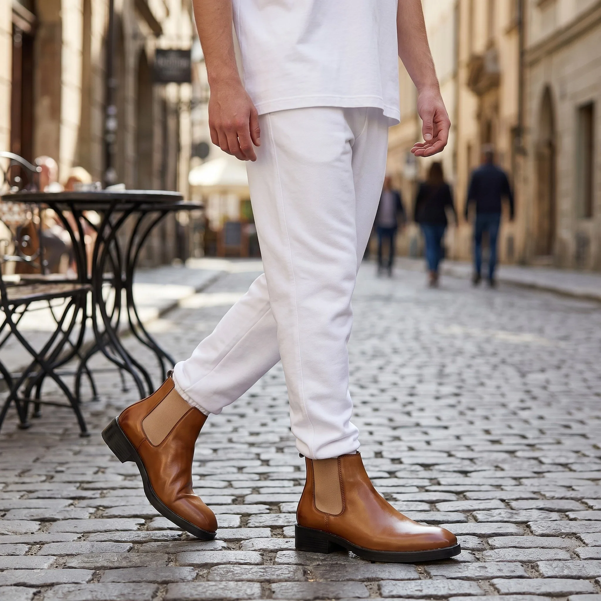 š¢ Classic Leather Chelsea Boots ART - D47-13 - Image 5