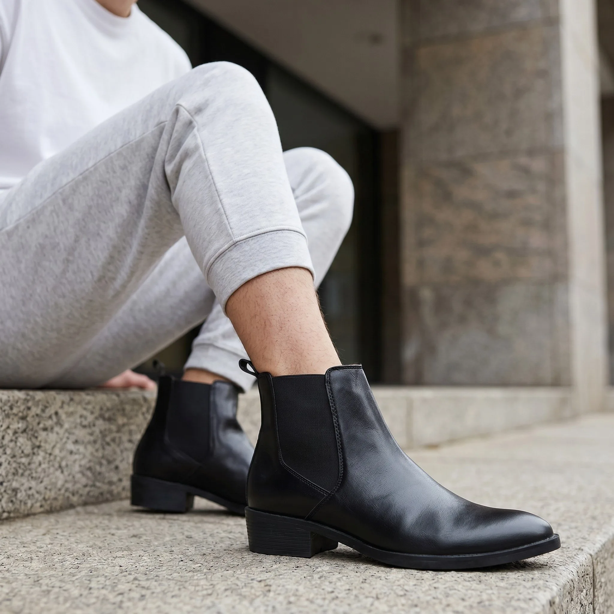 The Onyx Urban Chelsea Boot 🖤 (An alternative sleek option: The Everyday Essential Leather Chelsea Boot 🥾) ART - D47-15 - Image 2