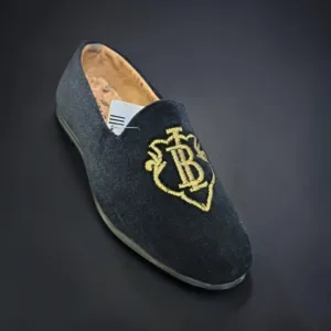 Billionaire Velvet Crest Loafers ART - D21-84