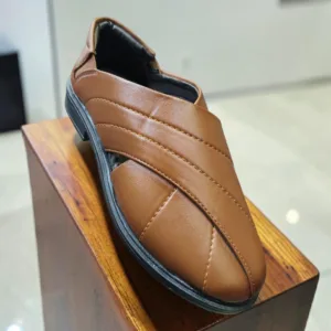 Kids' Stylish Brown Peshawari Sandals 👞✨ ART - H22-01