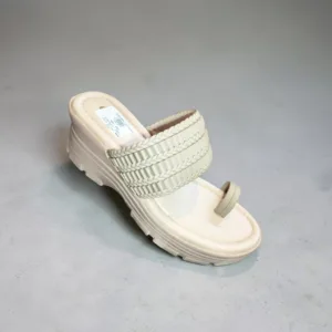 Women's Braided Strap Toe-Ring Wedge Sandals, Art-D49-46